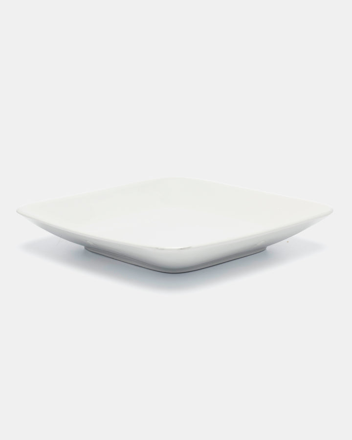 SQUARE PLATE(WHITE) G 134mm