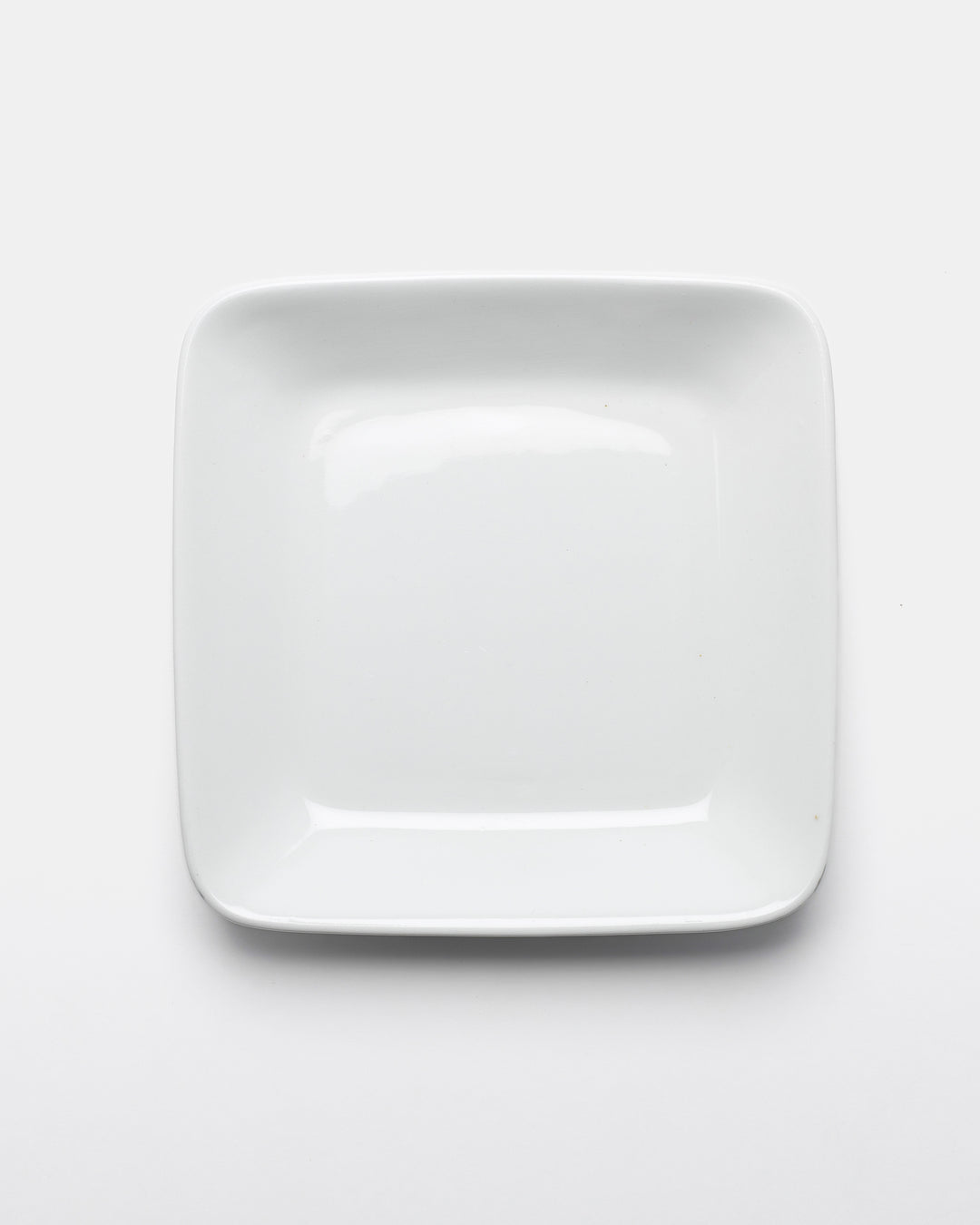 SQUARE PLATE(WHITE) G 134mm