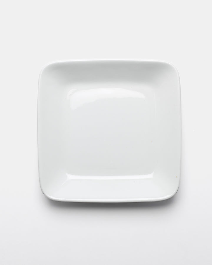 SQUARE PLATE(WHITE) G 134mm
