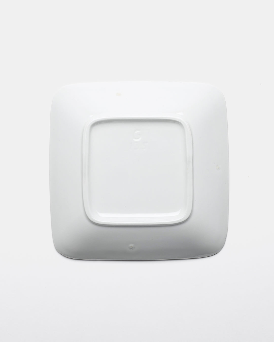 SQUARE PLATE(WHITE) G 134mm