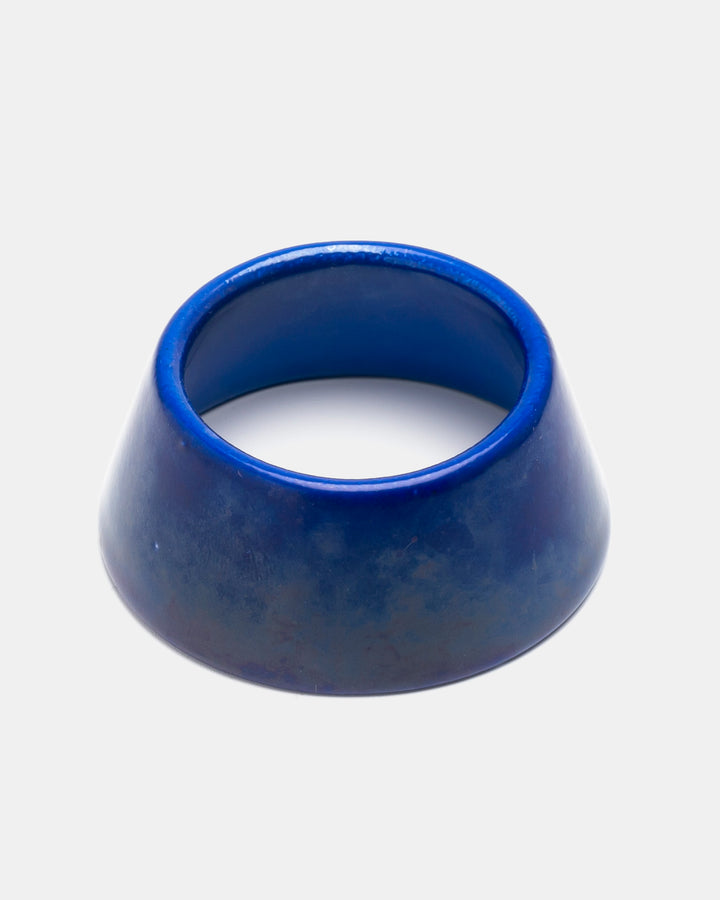 "KILTA" EGG RING(ENAMEL DARK BLUE) A