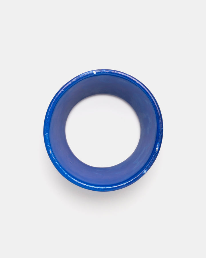 "KILTA" EGG RING(ENAMEL DARK BLUE) A