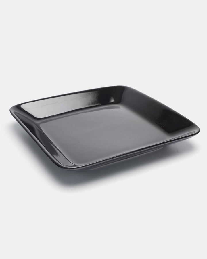 SQUARE PLATE(BLACK) G 210mm
