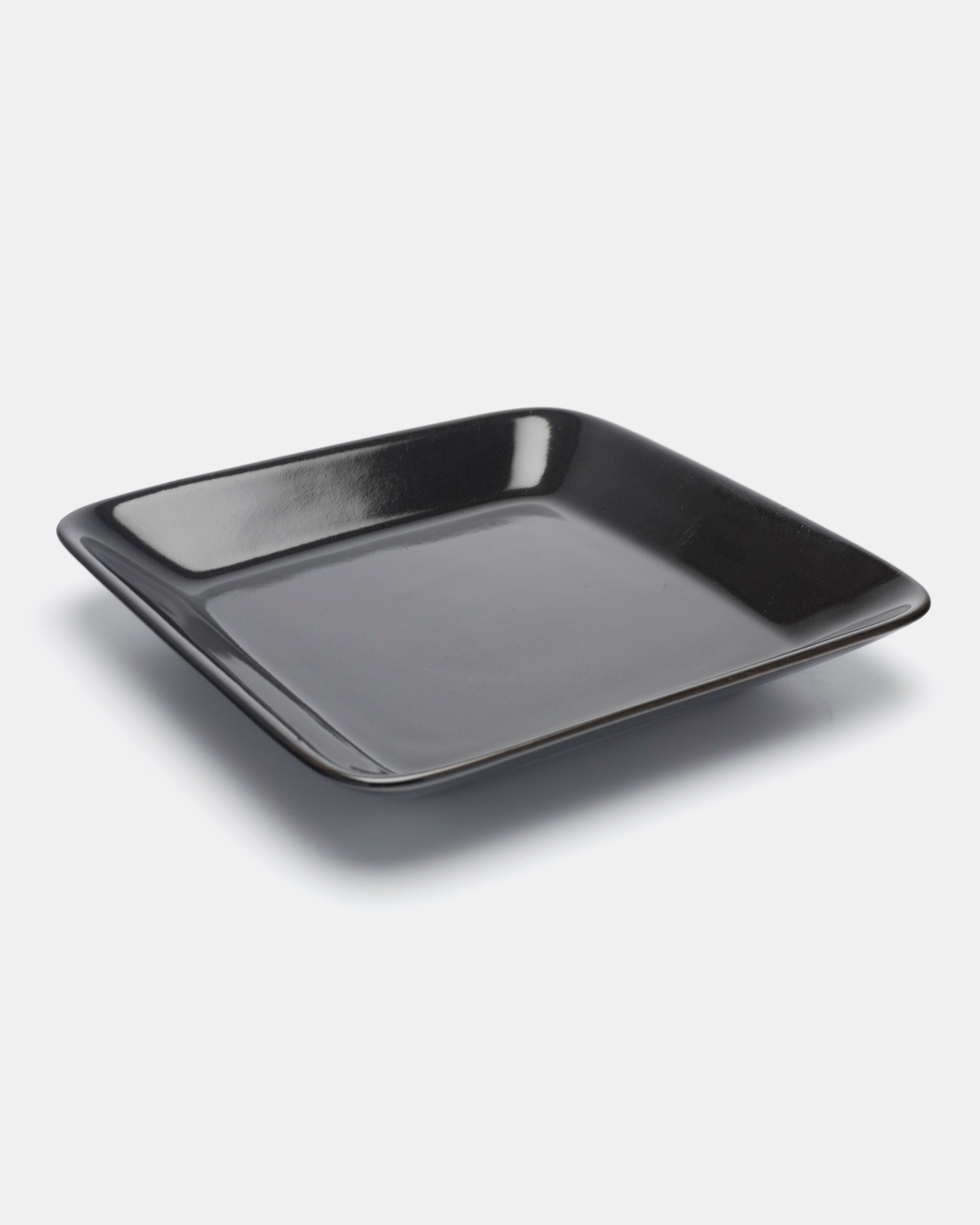 KAJ FRANCK | SQUARE PLATE(BLACK) G 175mm | ARABIA – ELEPHANT