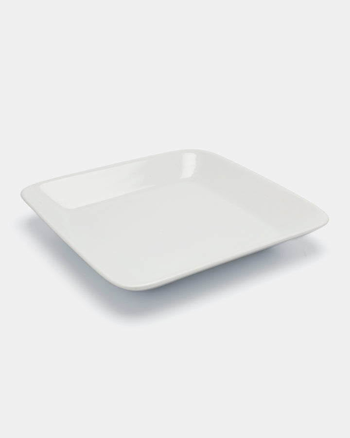 SQUARE PLATE(WHITE) G 175mm
