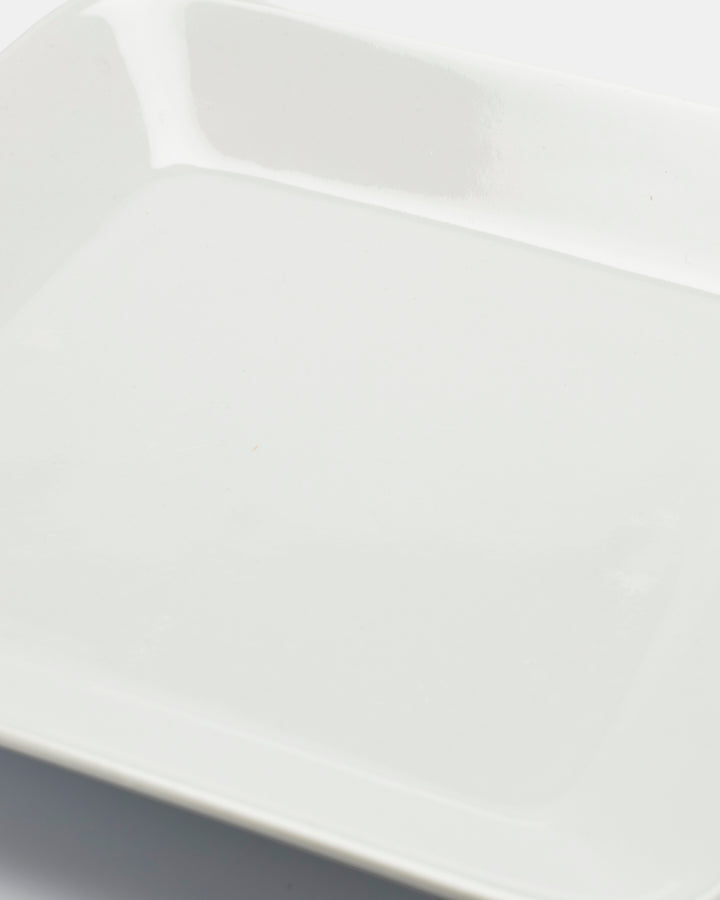 SQUARE PLATE(WHITE) G 175mm