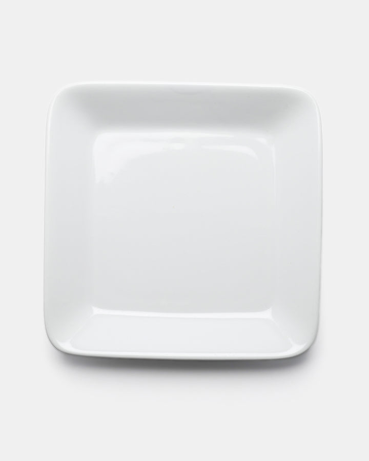 SQUARE PLATE(WHITE) G 175mm