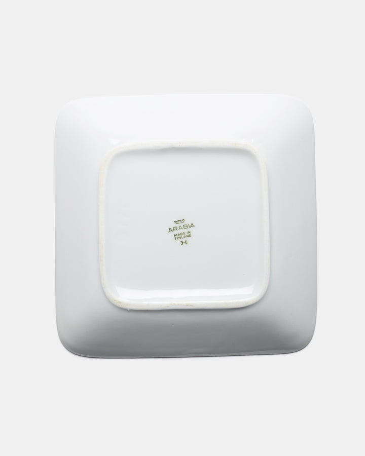 SQUARE PLATE(WHITE) G 175mm