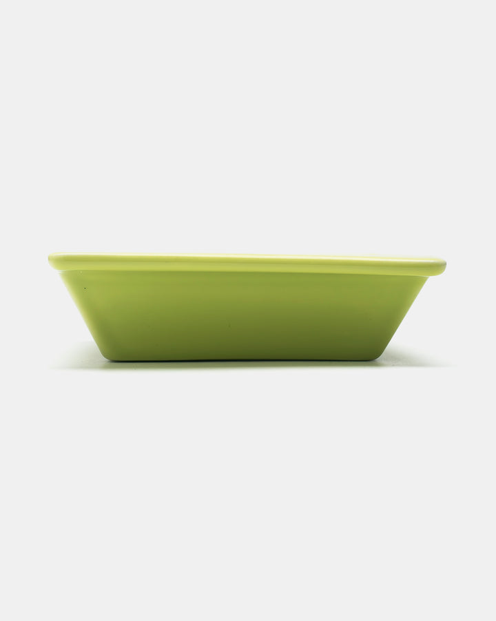 "COLORADO" SQUARE PLATE(LIME GREEN) ST