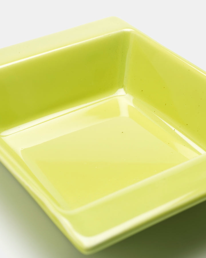 "COLORADO" SQUARE PLATE(LIME GREEN) ST