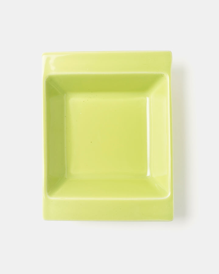 "COLORADO" SQUARE PLATE(LIME GREEN) ST