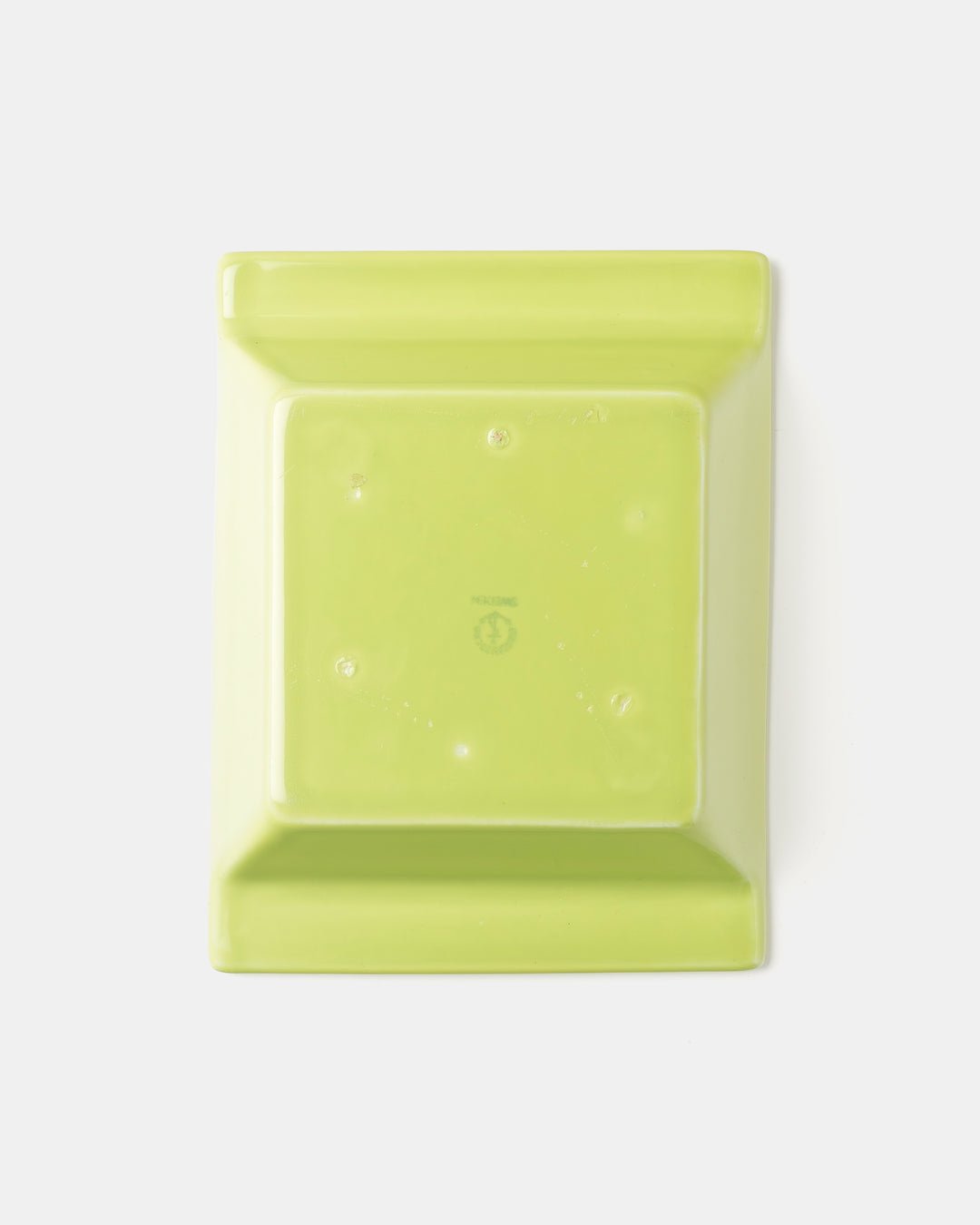 "COLORADO" SQUARE PLATE(LIME GREEN) ST