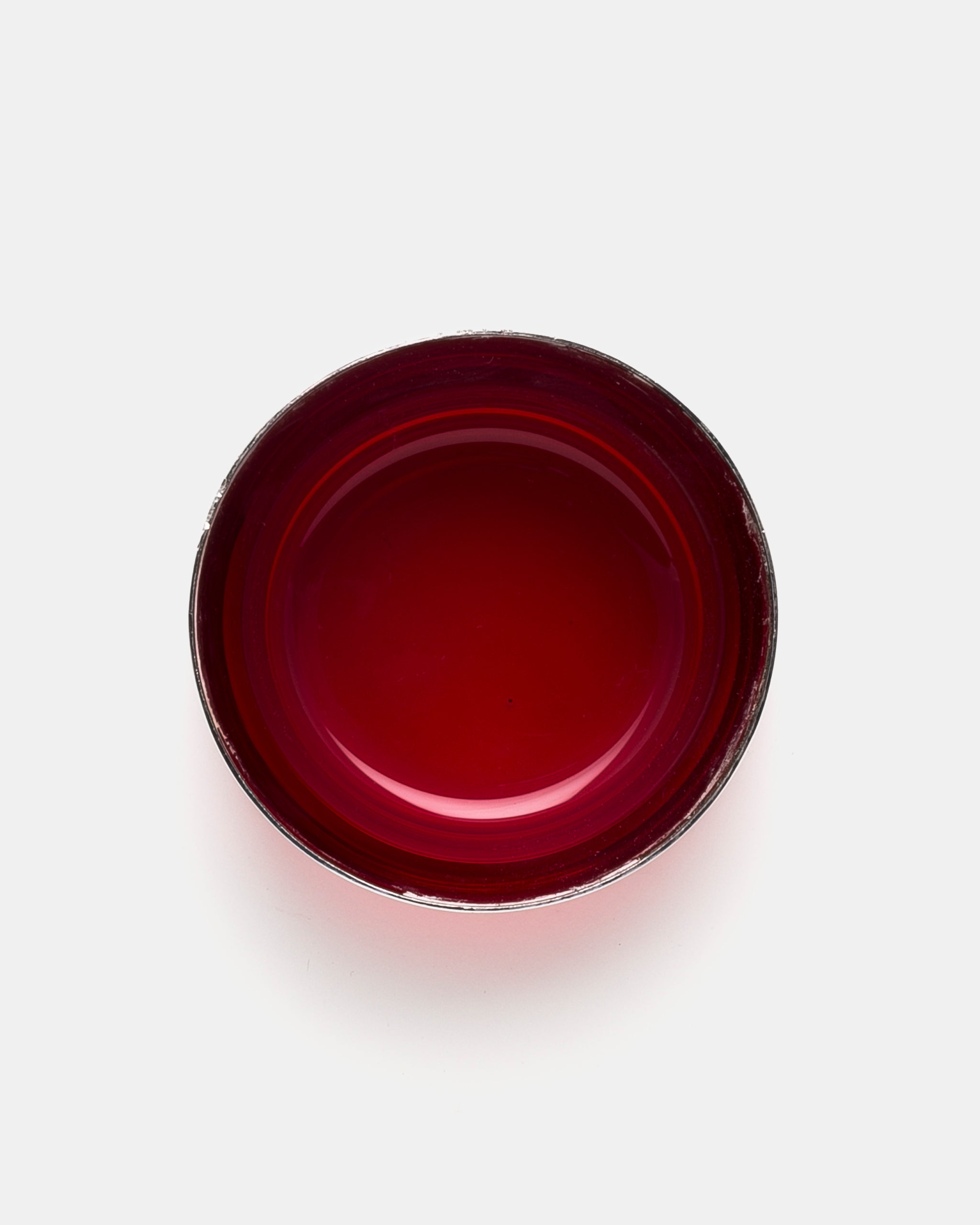 SAARA HOPEA | COVERD CYLINDRICAL JAR(RED) SH126 | NUUTAJÄRVI