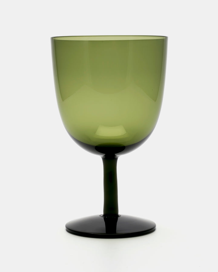 "VEIKKO" BEER GLASS(MOSS GREEN) 2142