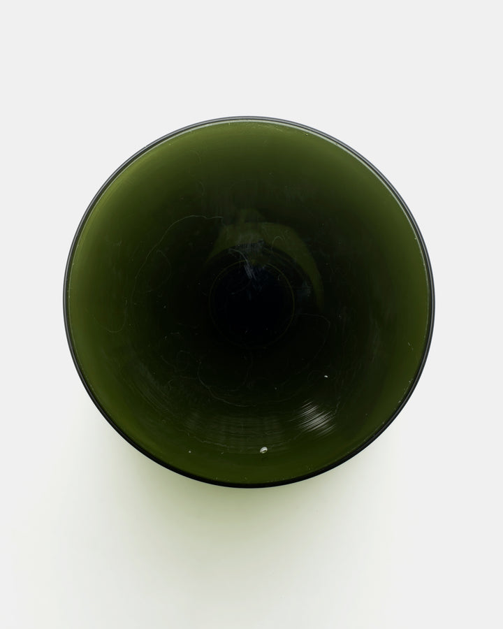 "VEIKKO" BEER GLASS(MOSS GREEN) 2142