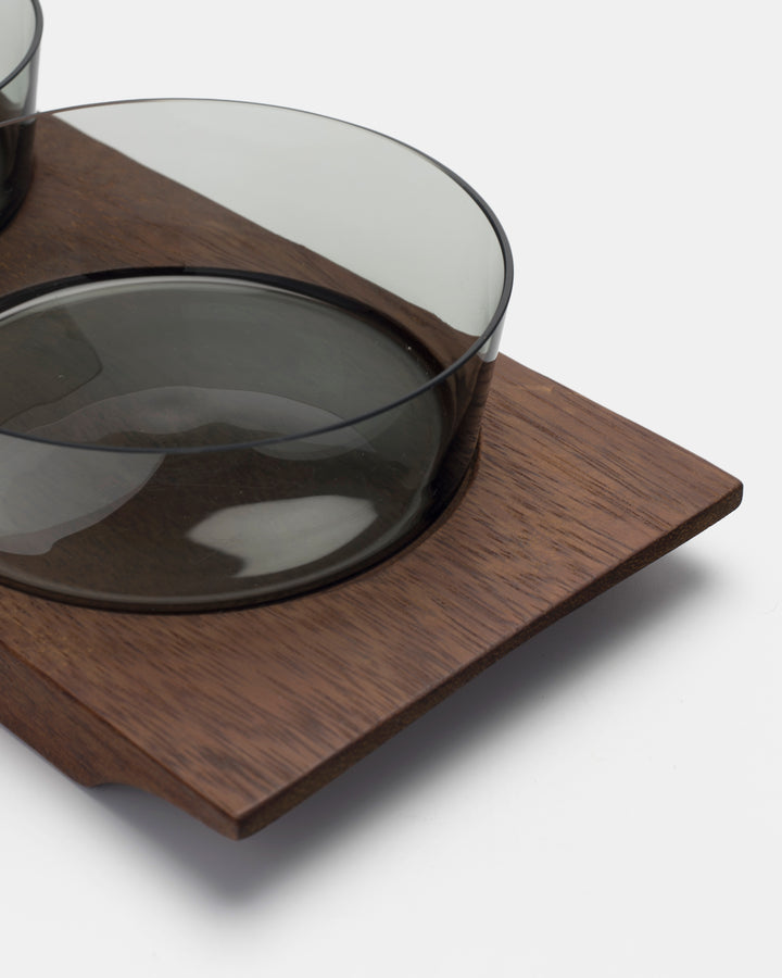 HORS D'OEUVRE TRAYS(GREY) 2/1367