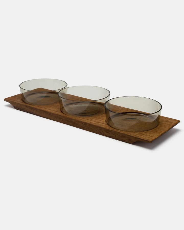 HORS D'OEUVRE TRAYS(SMOKE) 3/1367