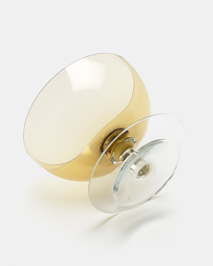 ICE CREAM BOWL(CLEAR YELLOW) 1344